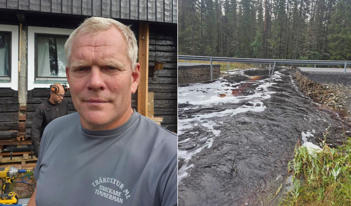 Heavy Rainfall Splits School Route in Degersjö, Extends Journey