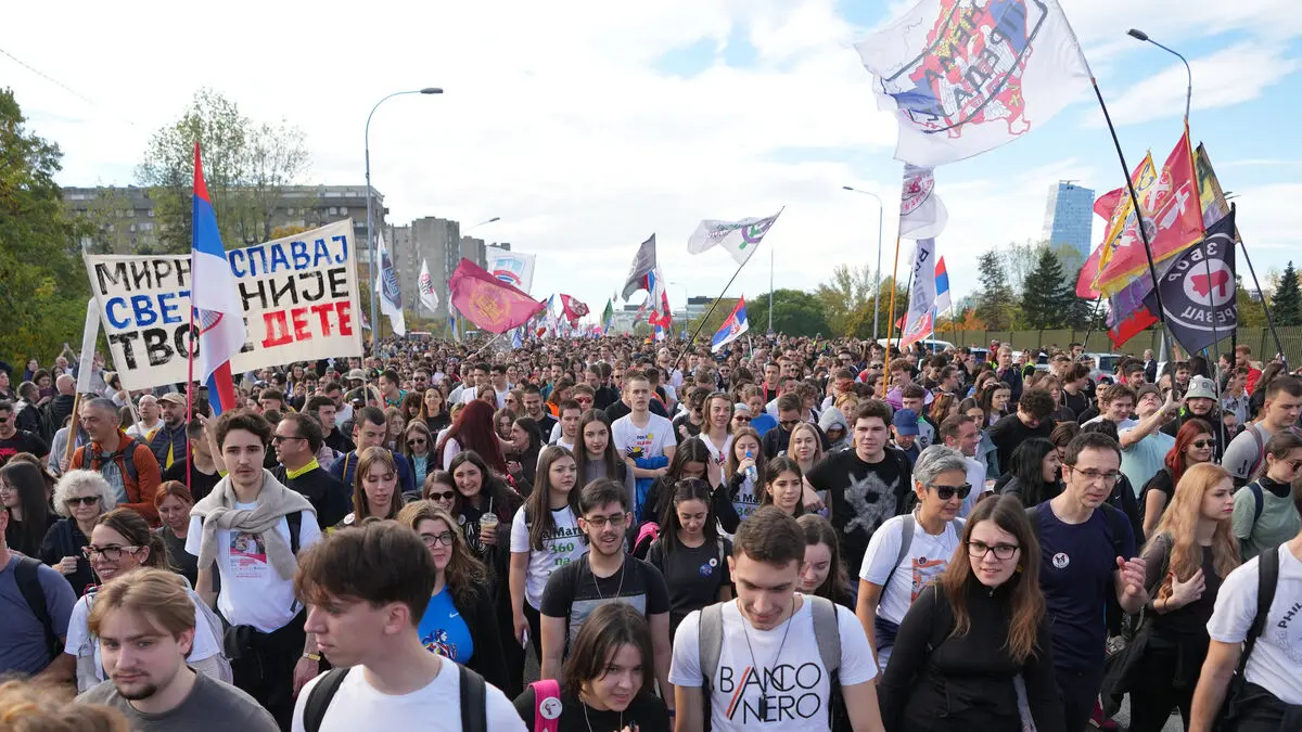 One year later: New wave of protests in divided Serbia