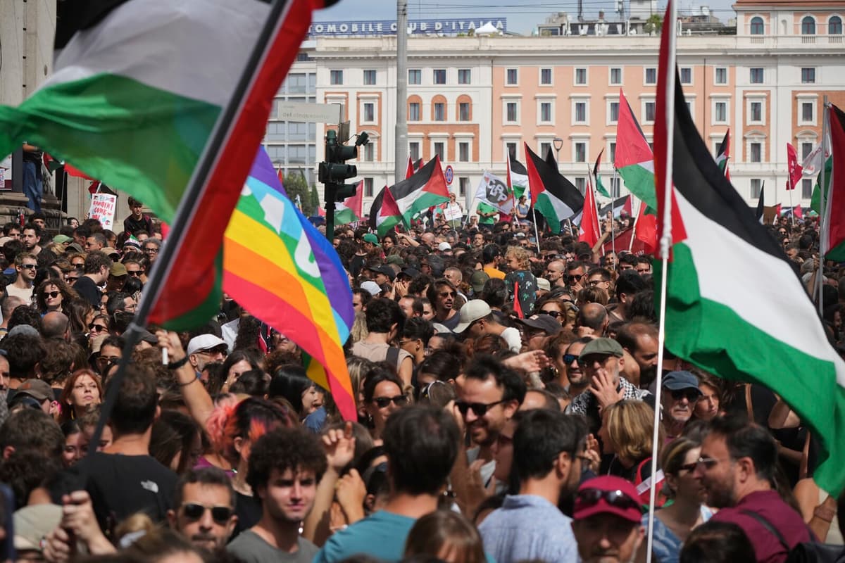 Thousands Join Pro-Palestinian Protests Across Italy