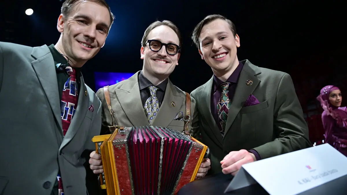 Here are the artists in the "Allsångens" Christmas special