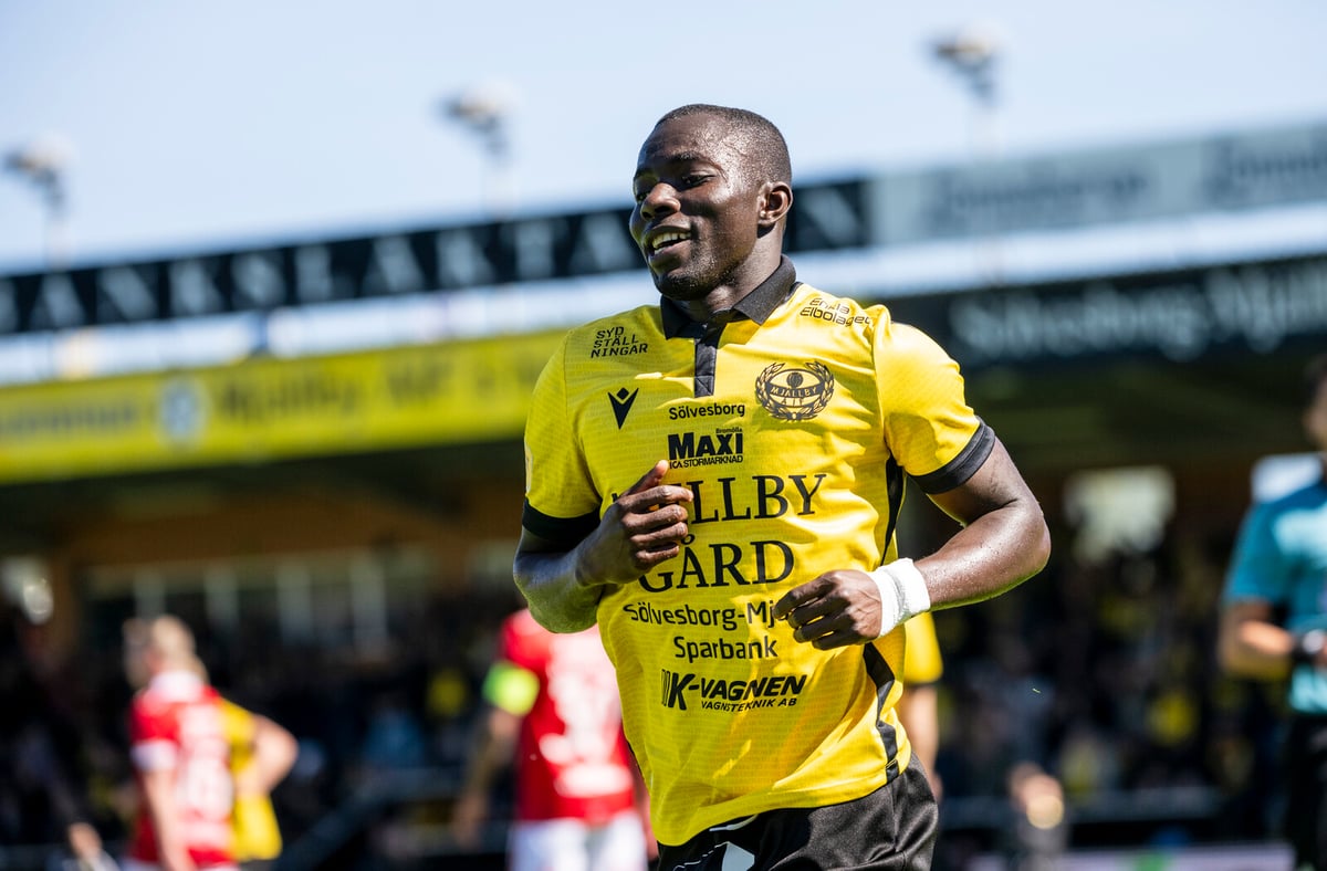 Abdoulie Manneh's Hat-Trick Leads Mjällby to Victory Over Degerfors