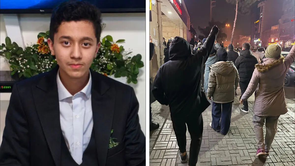 16-year-old Sina was killed in Iran: They shot all the young people
