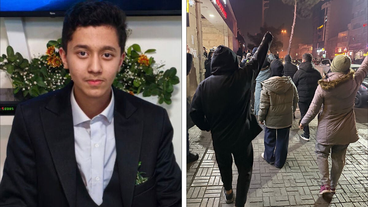 16-year-old Sina was killed in Iran: They shot all the young people