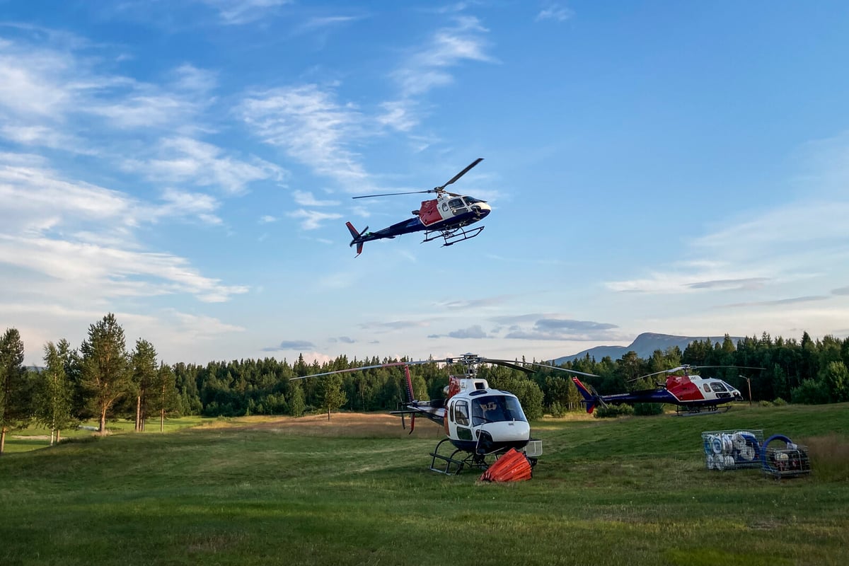 Forest Fires in Northern Sweden Intensify Amid Water-Bombing Efforts