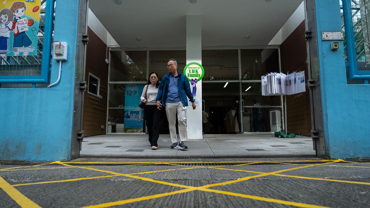 Few voted when Hong Kong went to the polls
