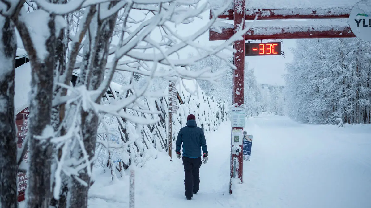 Thousands stranded in Finnish Lapland as flights cancelled amid very cold temperatures