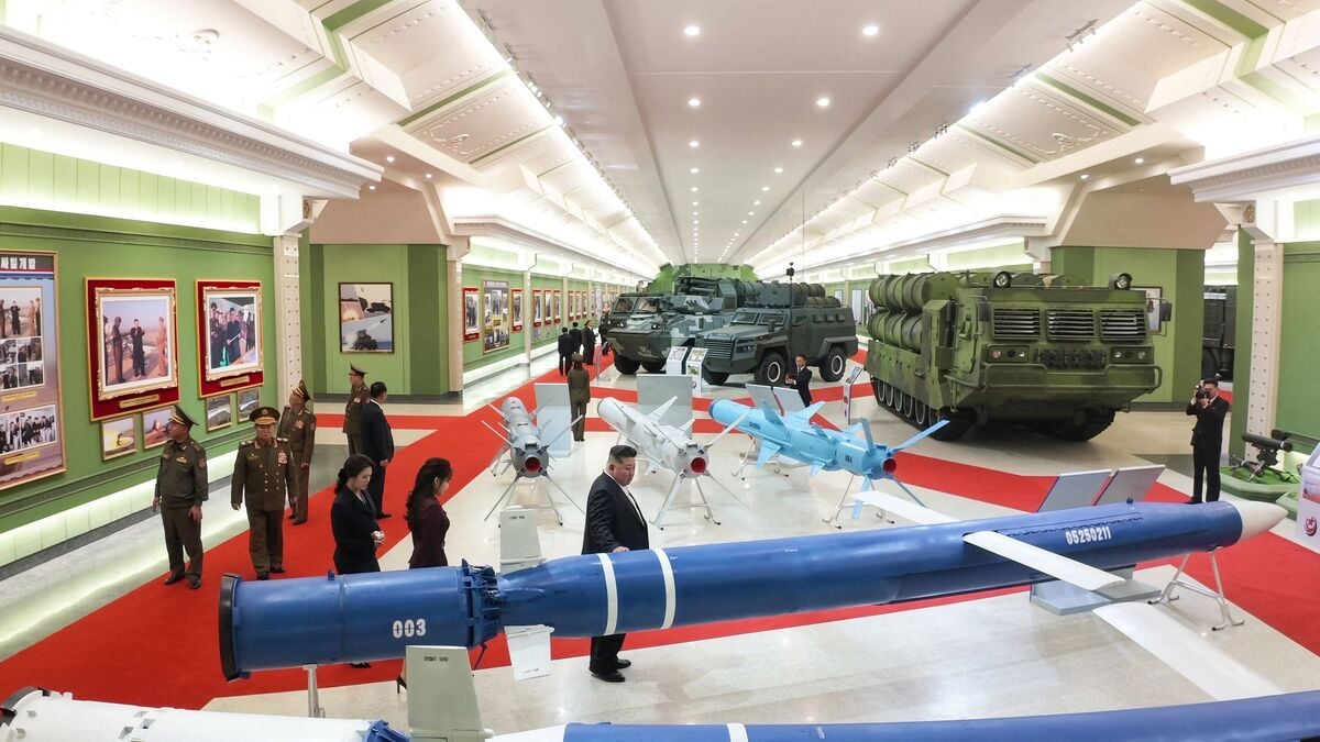 Kim Jong Un Opens Defense Museum Displaying Ballistic Missiles and Drones
