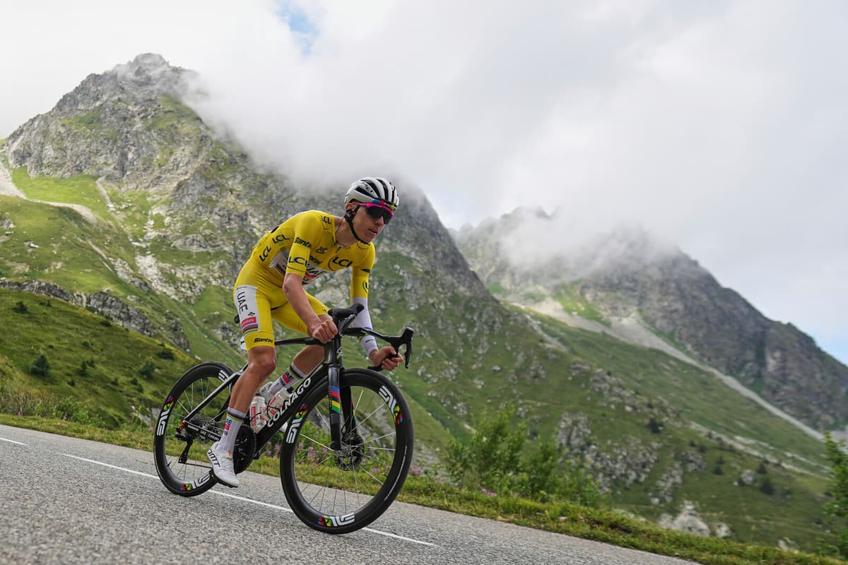 Pogacar Finishes Second in Tour de France Stage After Pre-Race Crash