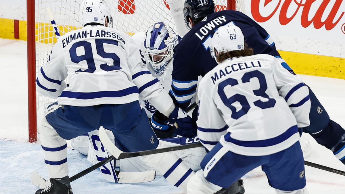 Three points from Ekman-Larsson as Toronto turned the tables against Winnipeg