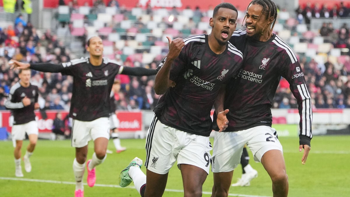 Alexander Isak scores on Liverpool return from injury in 2-1 win over Brentford