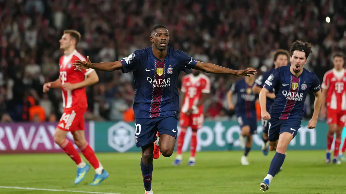 Crazy goal celebration in PSG vs Bayern semi-final that had everything