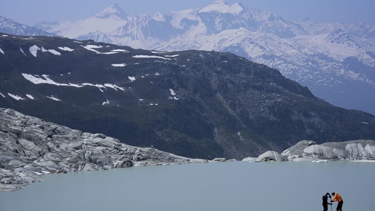 Switzerland’s glaciers set to lose this year’s snow and ice three months early after heatwave