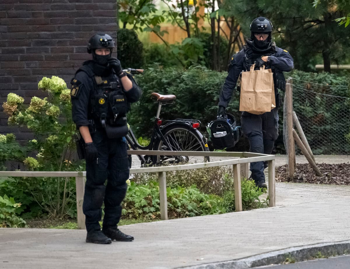 Live Explosive Object Secured by Bomb Squad in Malmö