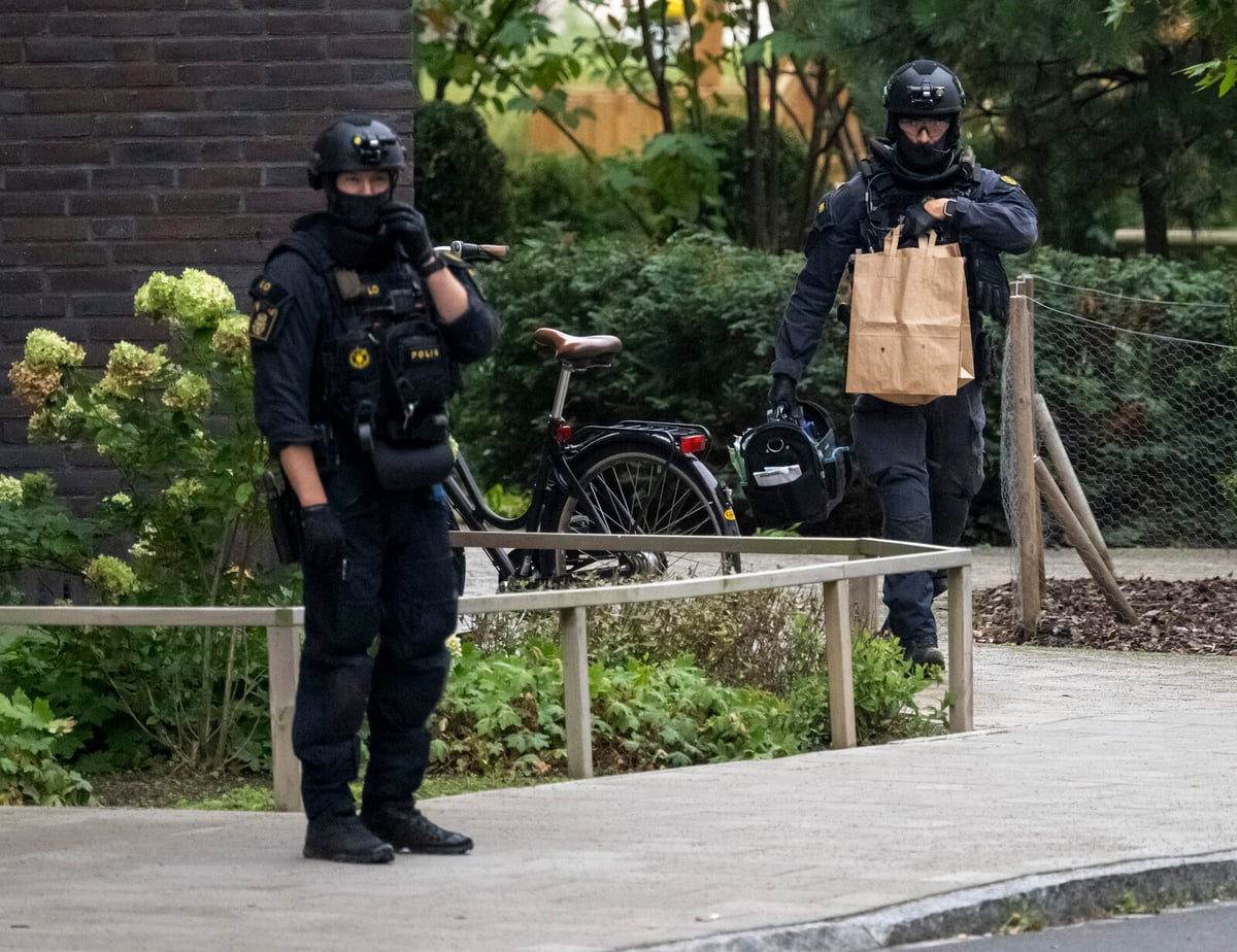Live Explosive Object Secured by Bomb Squad in Malmö