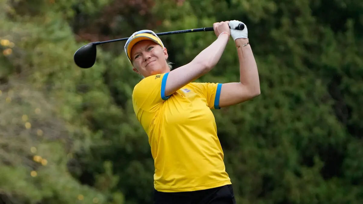 Golf star Madelene Sagström to become a mother