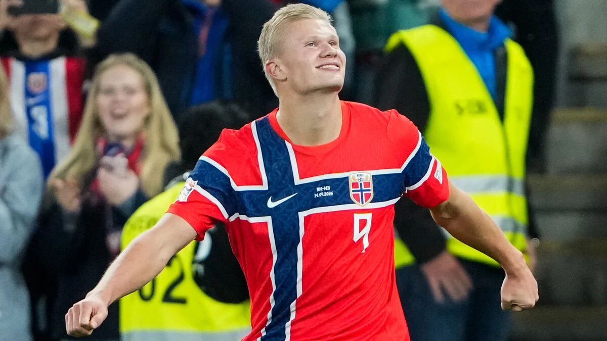 Haaland passes Zlatan as Nordics’ top scorer after two goals in Norway win over Denmark