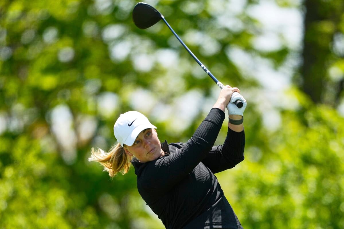 Maja Stark Leads Solo Ahead of US Open Final at Erin Hills