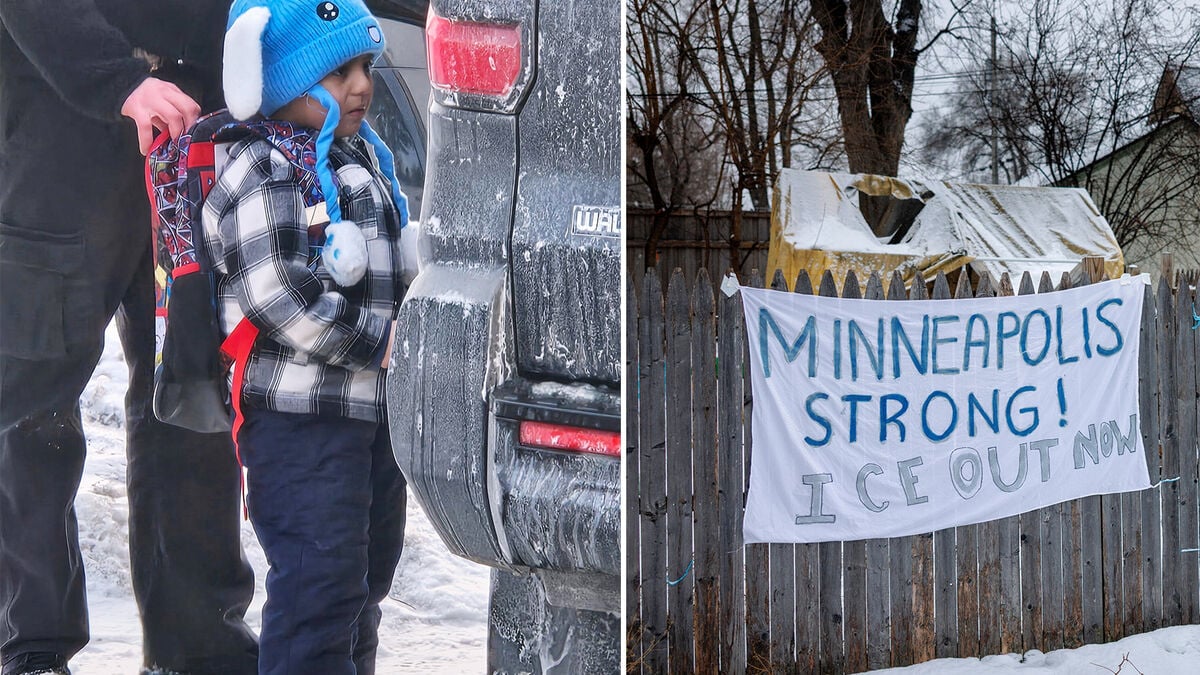 Five-year-old taken by ICE as Minnesota stages general strike