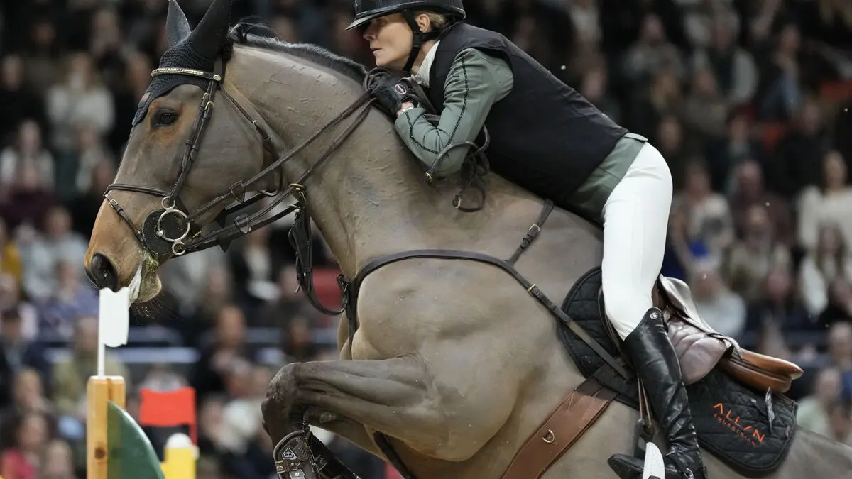 Baryard Johnsson third on star horse Indiana at Gothenburg World Cup
