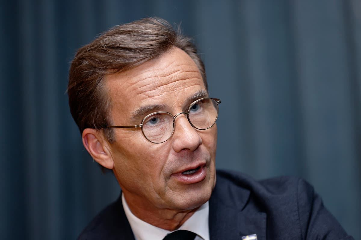 Kristersson Calls EU-US Customs Agreement Both Sweet and Sour