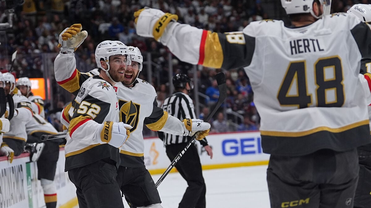 Vegas shocked Colorado in first Stanley Cup semifinal game