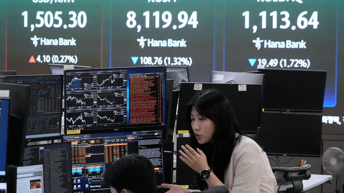 Broad declines on Asian stock markets