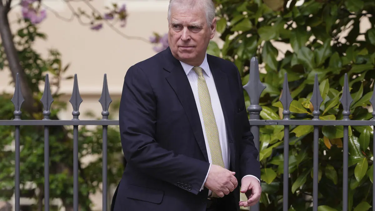 Scandalous Prince Andrew loses his princely title