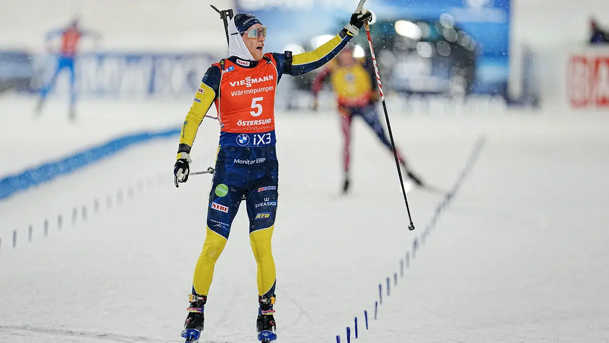Samuelsson pulled away at the end – second in Östersund