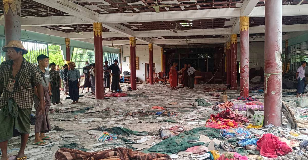 Airstrike on Myanmar Buddhist Monastery Kills at Least 23