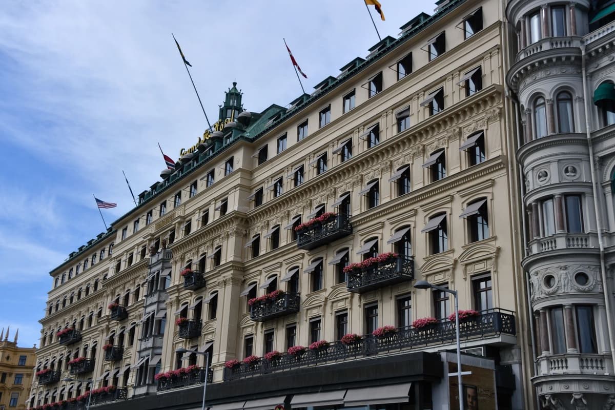 No mystery behind the booking of the entire Grand Hotel in Stockholm