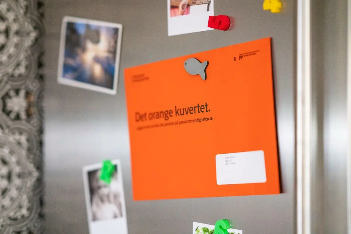 Retirement age increases to 67 - orange envelope