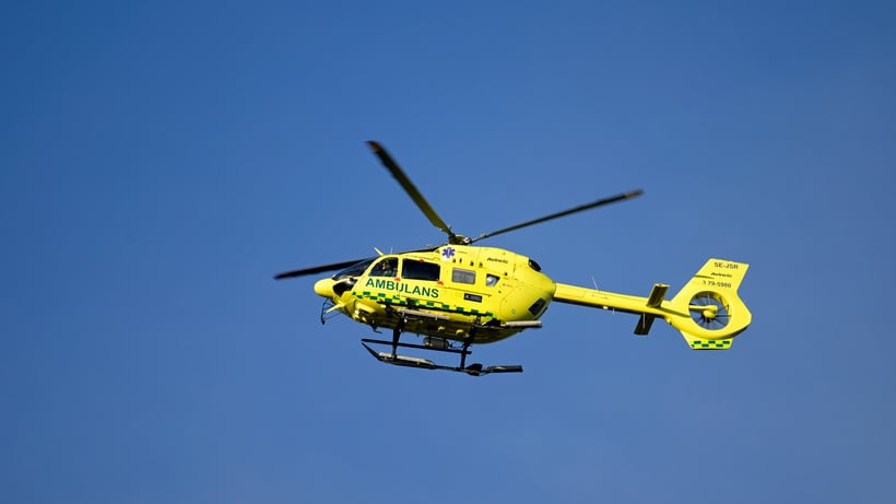 Life-threatening injuries after building accident