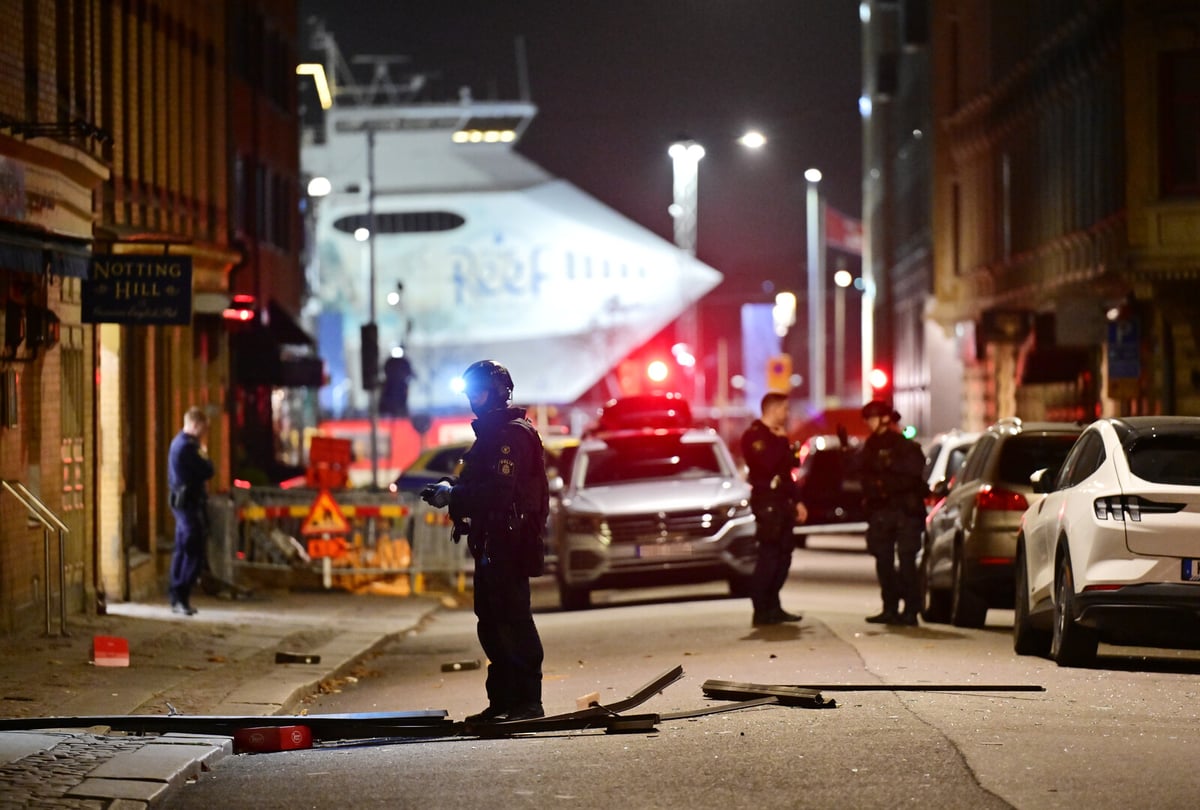 Man arrested after explosion in Gothenburg