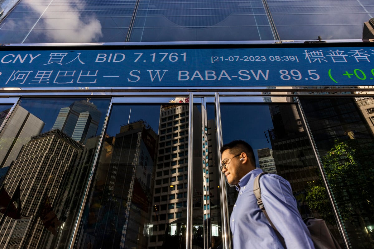 Upward trend on the stock market in China following stimuli