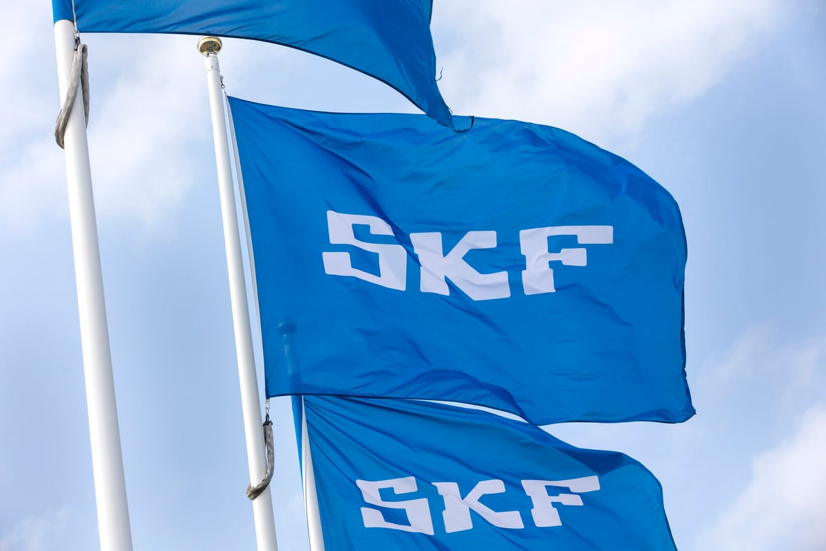 Course boost for SKF after spin-off decision