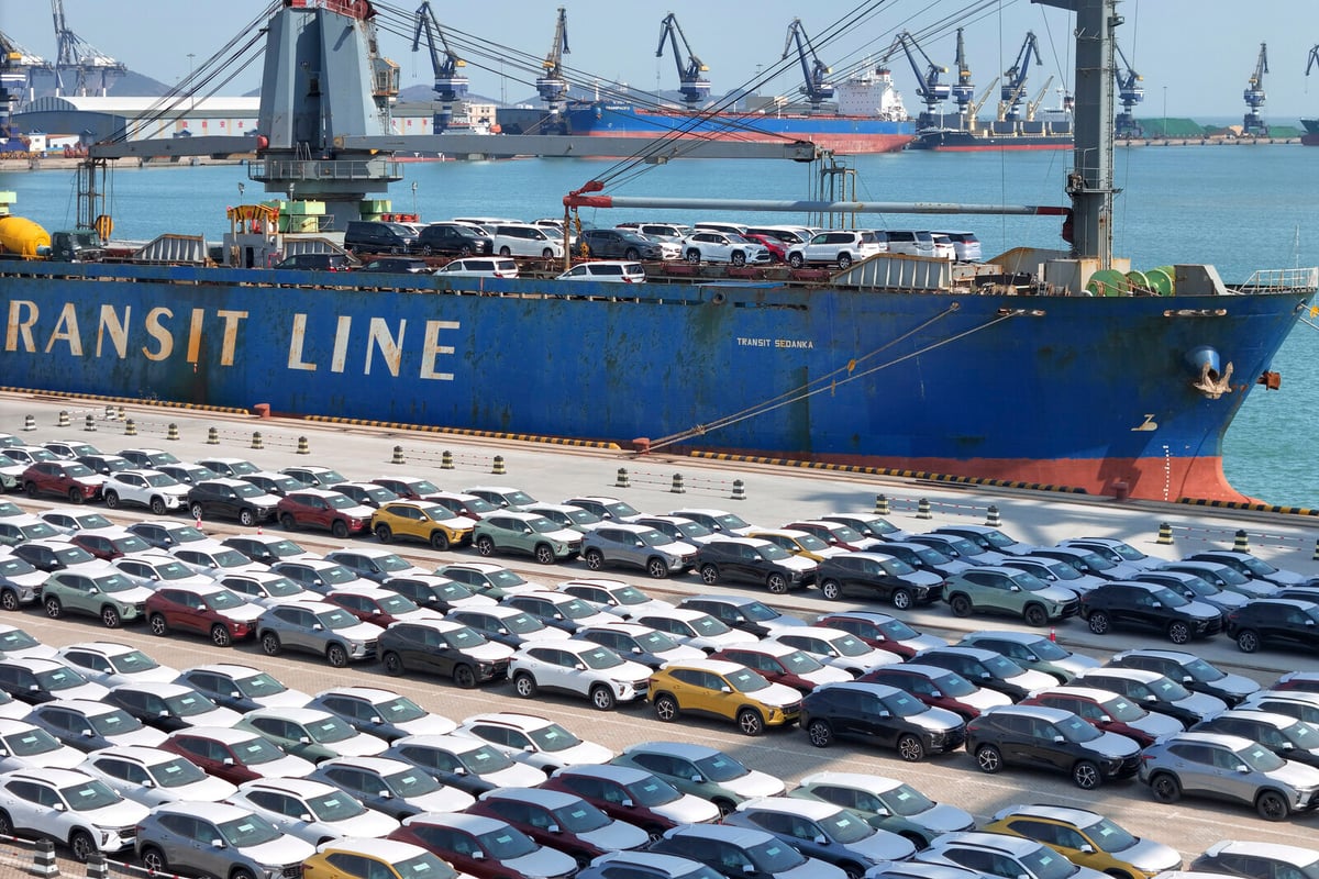 China's Export Growth Slower than Expected