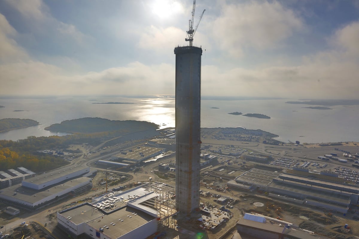 The Nordic region's second-highest tower inaugurated in Karlskrona