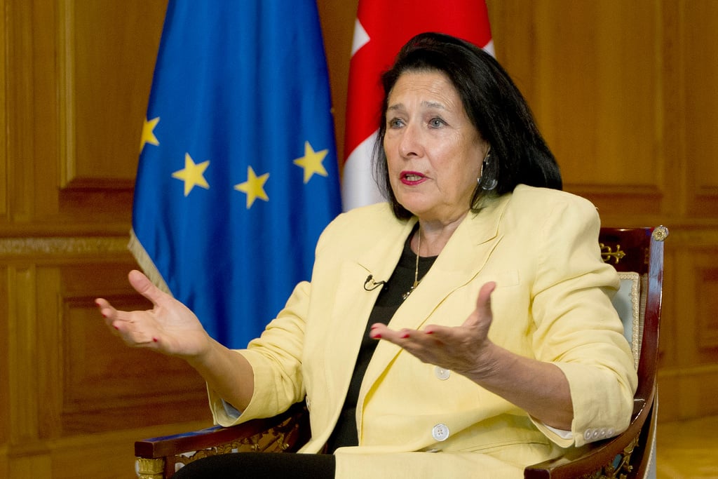 Georgia's President Takes Agent Law to Court