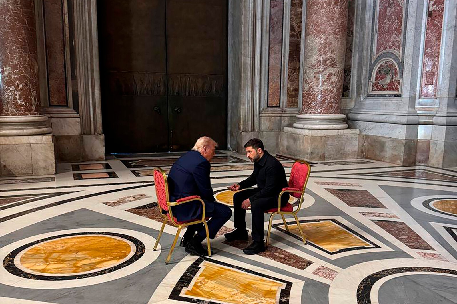 Zelensky and Trump Discuss Sanctions and Defense in Vatican Meeting