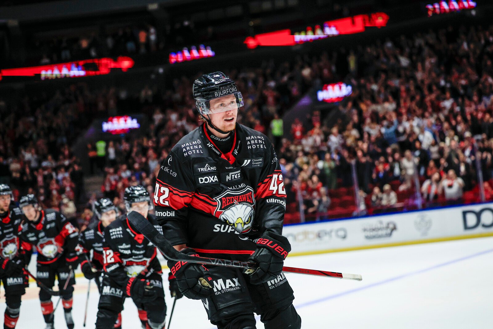 Öberg's crazy evening – shot