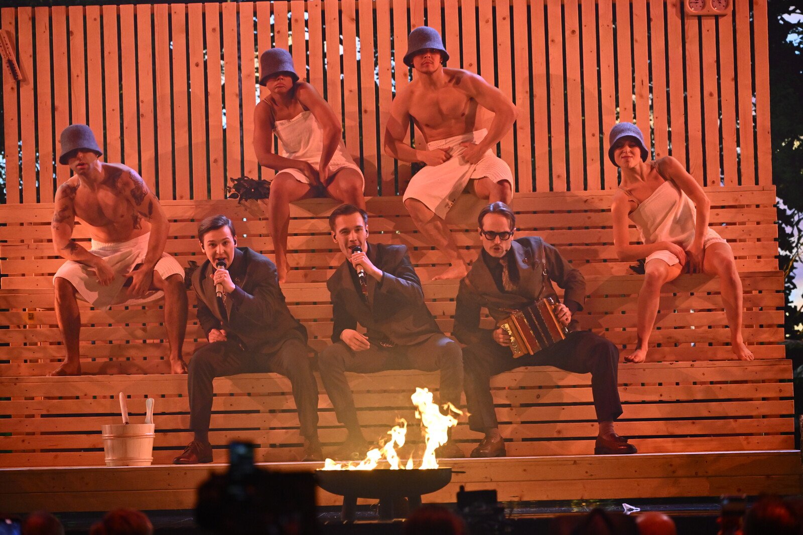 KAJ Prepares Smaller Sauna for Eurovision Performance in Basel
