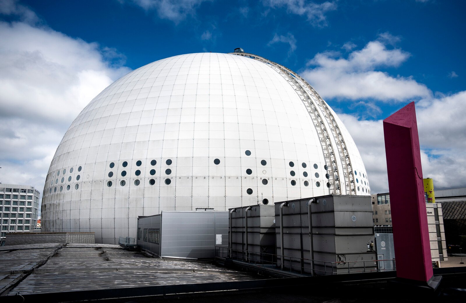 Fire at Globen Shopping -