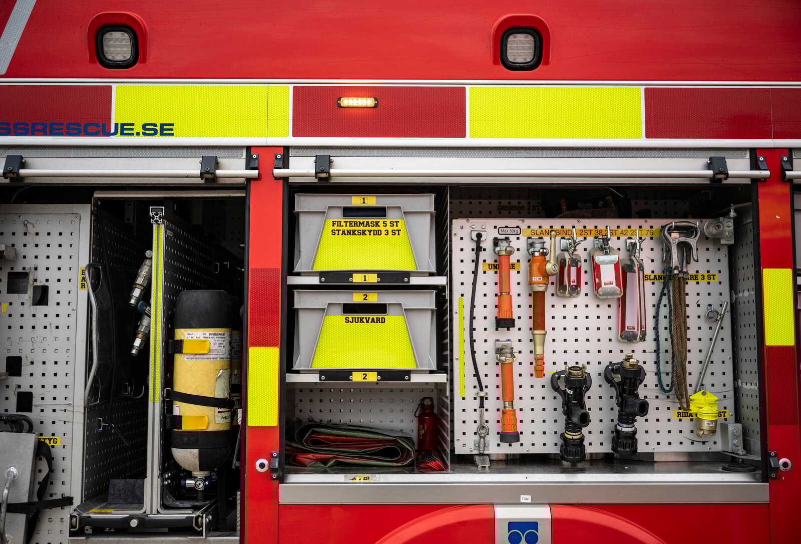 Fire in Mountain Cabin in