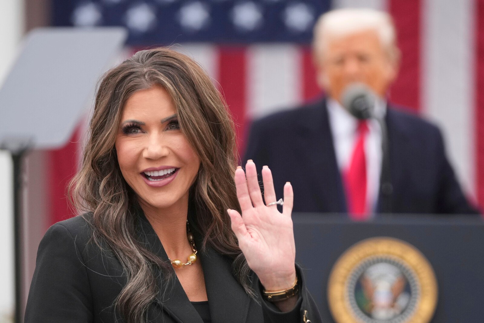US Interior Secretary Kristi Noem's