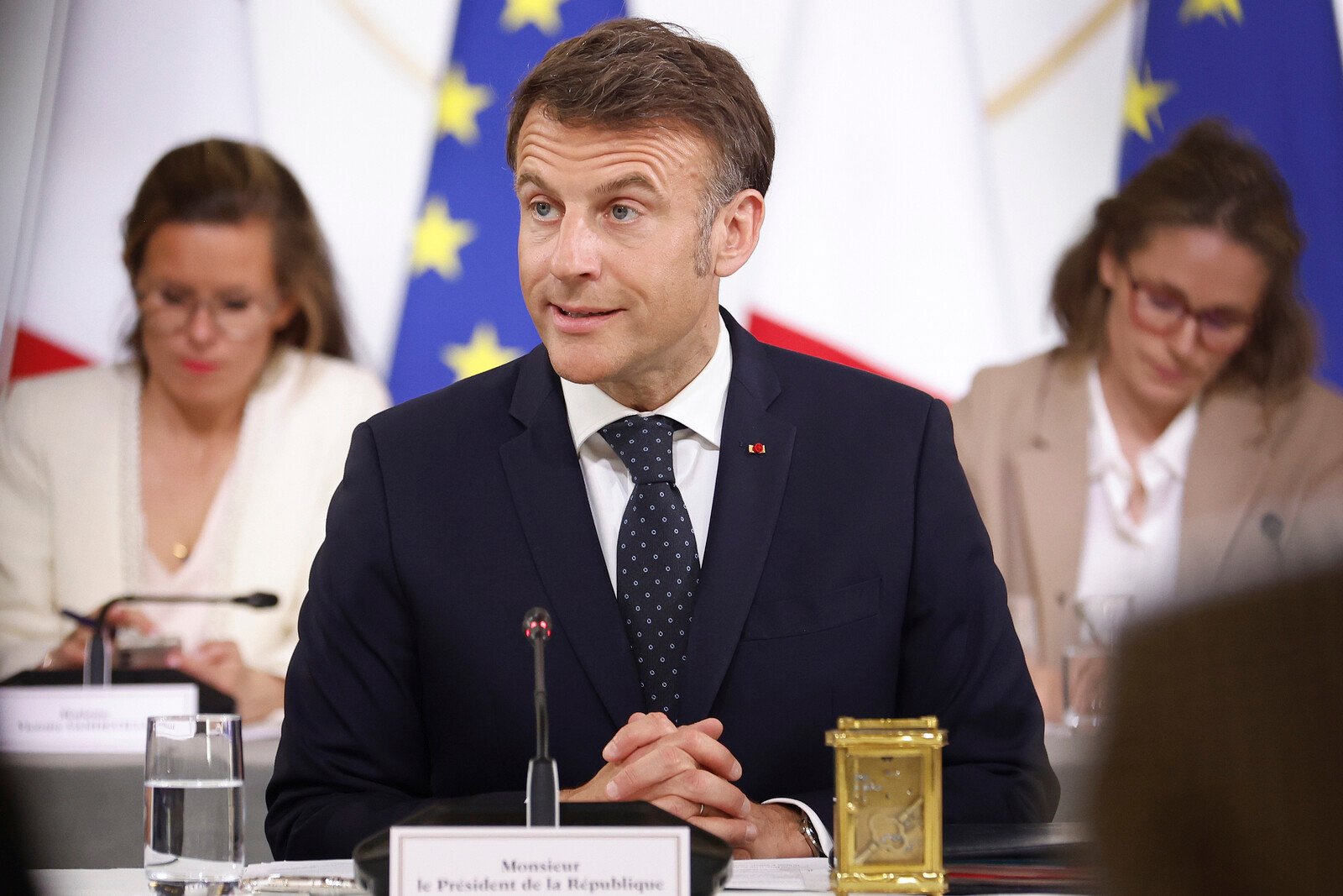 Macron Urges EU Firms to
