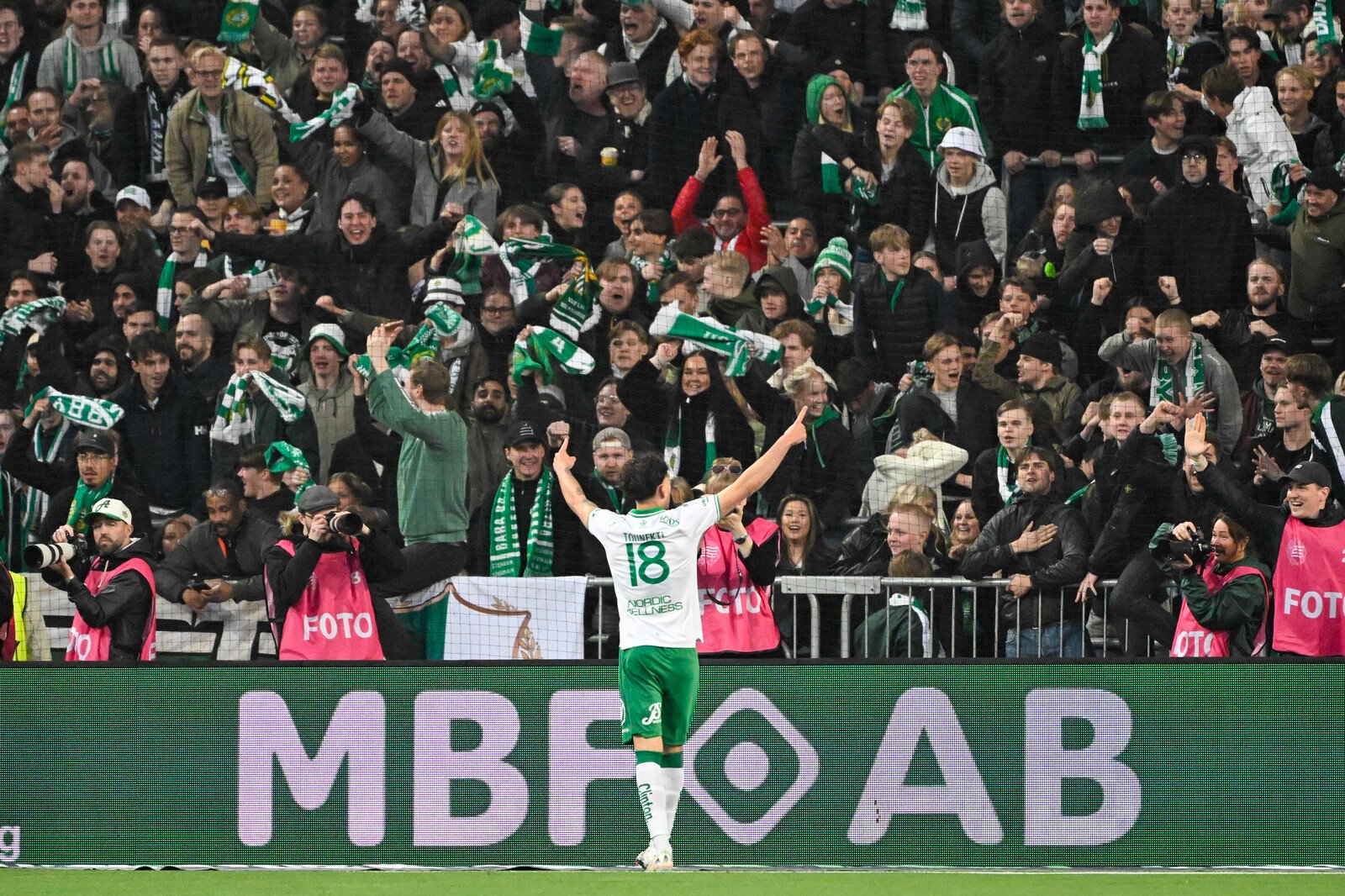 Hammarby Beats Malmö FF to Lead Allsvenskan After 2-0 Victory