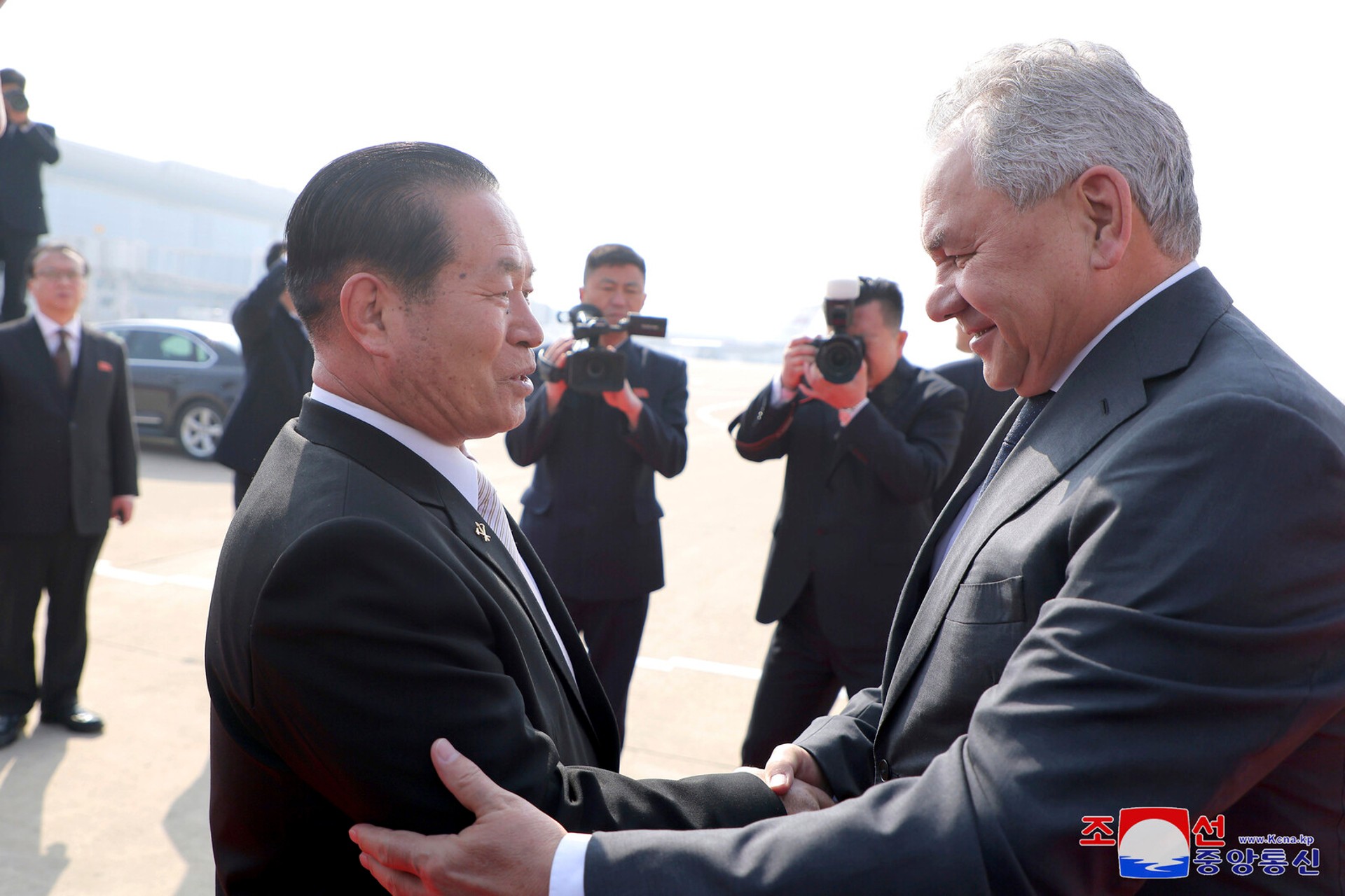 Russia's Sergey Shoygu Meets Kim