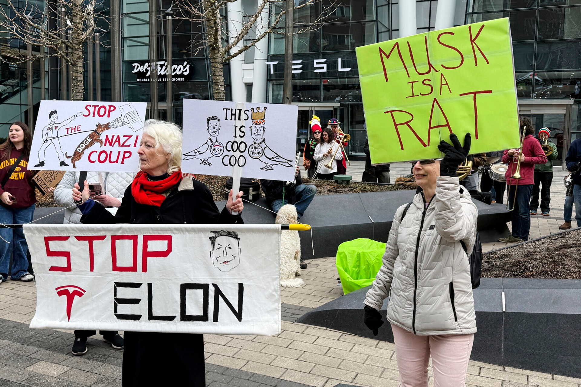 Protests against Trump and Musk in the USA