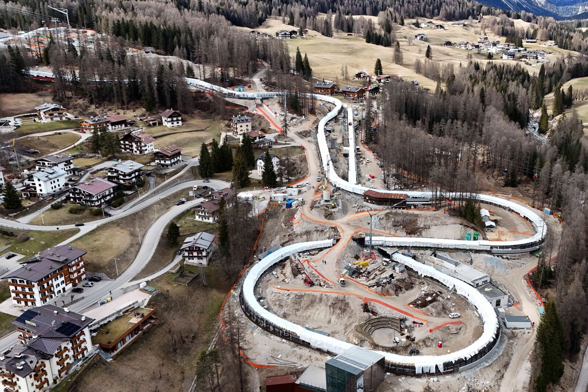 New Olympic Bobsleigh Track Opens in Cortina After Rapid Build