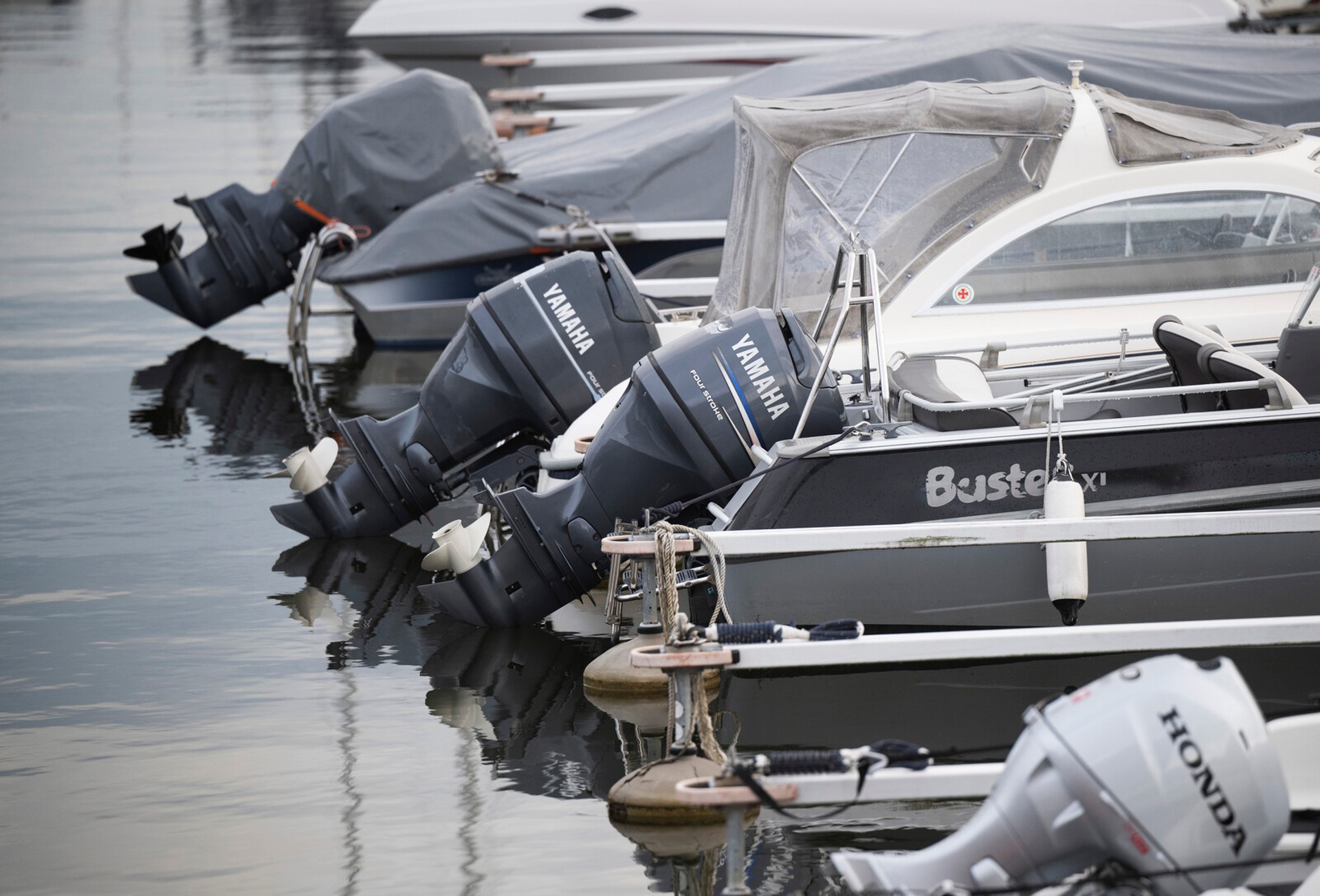 Stolen boat engines on their